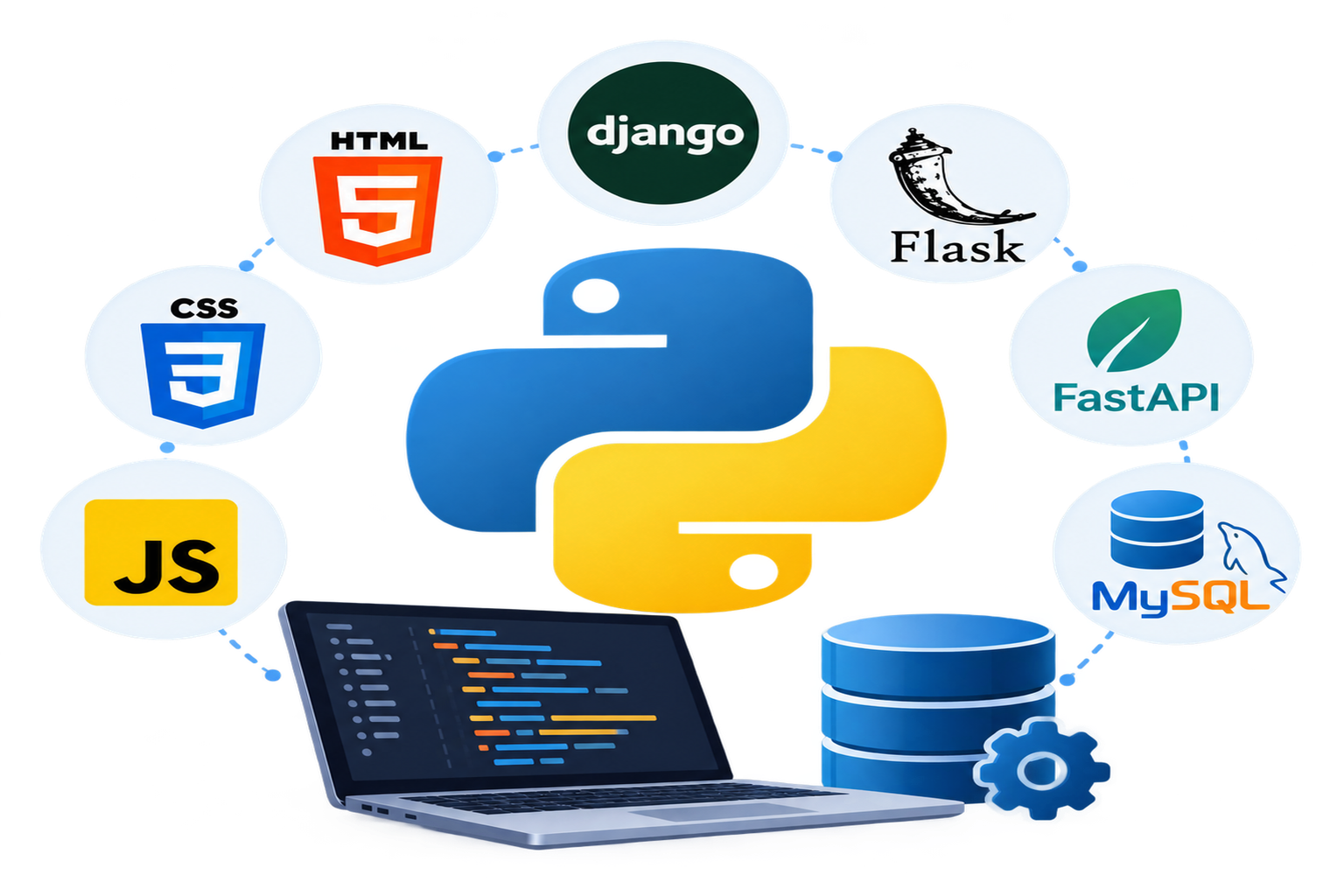 Python Full Stack Logo